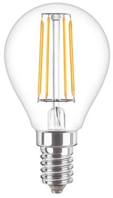 Pila P45 E14 LED kisgömb fényforrás, 4.3W=40W, 2700K, 470 lm, 300°, 220-240V