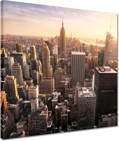 Vászonkép 40x40 New York felülnézet