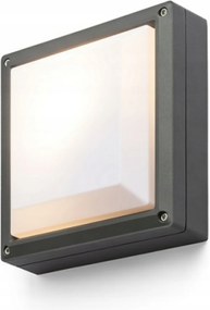 Rendl Delta 215 antracit kültéri fali lámpa E27 IP54 18W