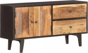 Tömör újrahasznosított fa komód 115 x 30 x 60 cm