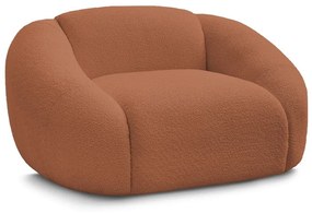 Narancssárga buklé fotel Tina – Bobochic Paris