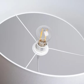 Sollux SL.1404 - Csillár zsinóron NOVA 1xE27/15W/230V átm. 40 cm fehér