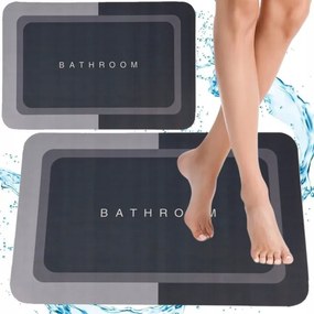 Csúszásgátló Fürdőszobaszőnyeg Gyorsan Száradó Fürdőszobaszőnyeg 60x40 cm