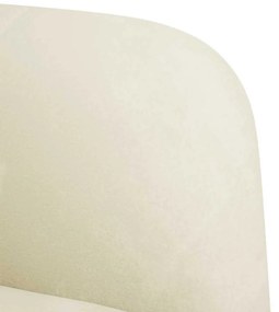 krém bársony kanapészék karfás szék 54 cm