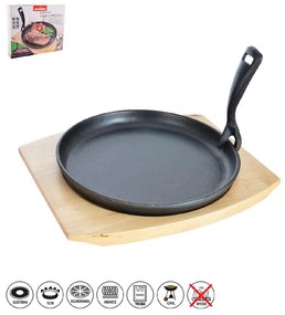 Grill öntöttvas serpenyő levehető nyéllel ø 22 cm LITINA – Orion