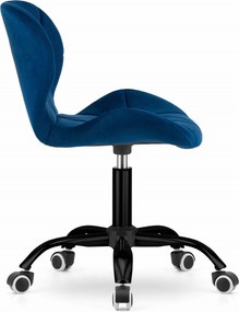 AKCIÓ Sötétkék irodai szék NOTO VELVET II. minőség