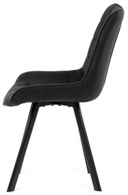 Fekete Vintage Szövet Étkezőszék. HC-V3066 BK3