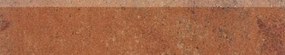 Lábazat Rako Siena pirosasbarna színben 45x8 cm matt DSAPS665.1