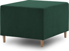 Fireze puff, kordbársony, zöld