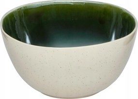 Salátatál 26 cm Wonja kerámia zöld elegáns konyhai