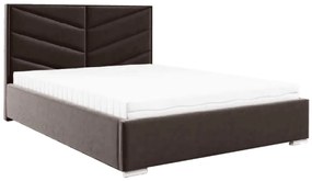St5 ágyrácsos ágy, sötétbarna (200 cm)
