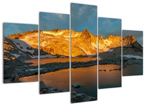 Egy hegyvidéki táj képe (150x105 cm)