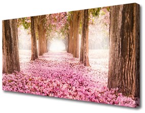 Vászonkép Fa Roses Flowers Nature 120x60 cm