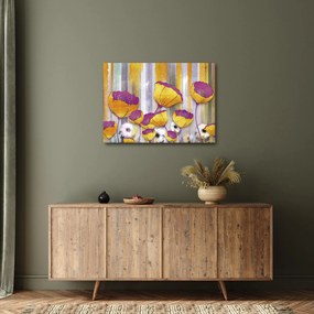 Kép - Virágok illusztrációja (70x50 cm)