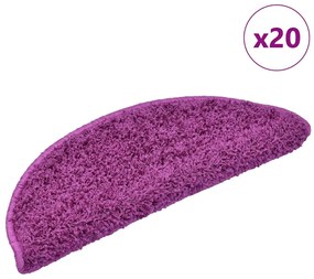 20 db lila lépcsőszőnyeg 65x21x4 cm