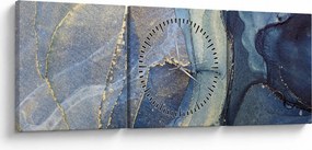 Kép - Absztrakció alkoholos tintával (órával) (90x30 cm)