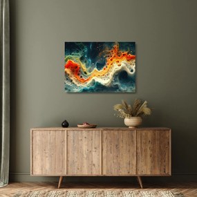 Üveg kép - Modern absztrakció (70x50 cm)