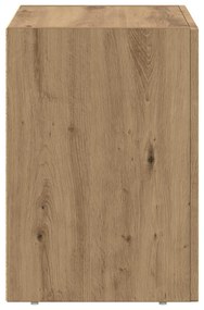 Éjjeli asztal 2 pcs Artisan tölgy 40 x 35 x 50 cm Faanyag