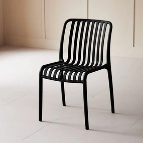 Műanyag szék TREGO, antracit színű