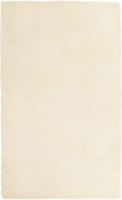 vidaXL krém poliészter hosszú szálú NAVARRA bozontos szőnyeg 80x150 cm