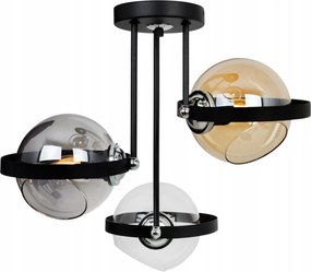 Mennyezeti Lámpa Lógó Hármas Üveg Csillár Gyűrű Loft Gyűrű MIX