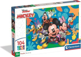 Disney Mickey Colorsplash 104 db-os puzzle Clementoni