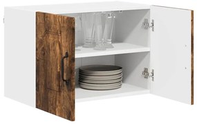 Fali konyhaszekrény 2 pcs Füstölt tölgy 60 x 31 x 40 cm Faanyag
