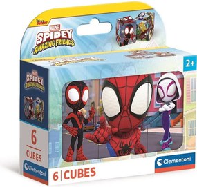 Pókember Spidey mesekocka 6 db-os Clementoni