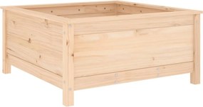 vidaXL tömör fenyőfa növénytartó 82,5x82,5x39 cm