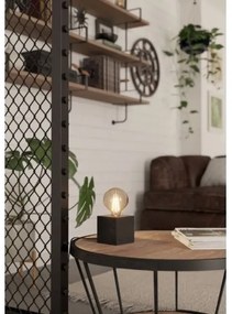 Eglo 43734 - Asztali lámpa PRESTWICK 1xE27/40W/230V antracit