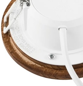 LED mennyezeti lámpa WOODY SPOT LED/5,5W/230V 4000K cseresznye Ø10 cm