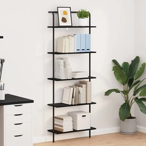 Könyvespolc Musta tammi 60 x 24 x 168 cm Faanyag