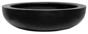 Pottery Pots Monique virágcserép, fekete színű, többféle méretben - PotteryPots méret: H - h 12 cm, ⌀ 43,5 cm