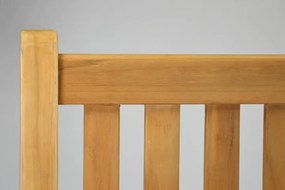 DIVERO Kerti pad 120 cm kezeletlen tíkfából