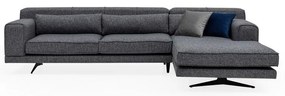 Jivago sötétszürke sarokkanapé, jobb oldali - Artie