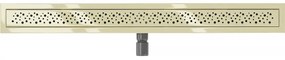 Mexen Flat M12 rozsdamentes acél zuhanyfolyó 90 cm, arany, 1521090-15