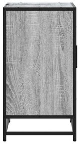 mosdószekrény szürke Sonoma 65x33x60 cm műfa