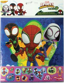 Pókember Spidey Dino-Webs matricás album 50 db matricával