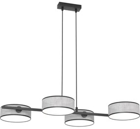 DRUMZ kábeles csillár 4xE14/10W/230V szürke