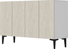 Aplos 120 - White, Travertine