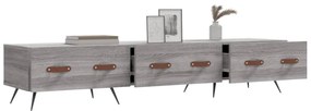 szürke sonoma színű szerelt fa TV-szekrény 150x36x50 cm