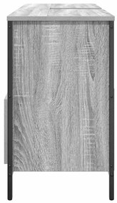 sonoma színű fürdőszobai mosdószekrény fiókokkal 90x34,5x60 cm