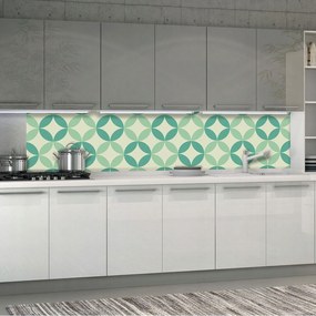 Tapéta Geometria Természet Kerekek Levelek Nyugalom 250x60 Modern design +ragasztó