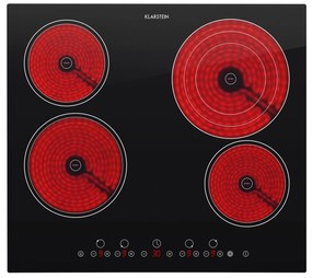 Klarstein Virtuosa, beépített főzőlap, 6500 W, 59 x 52 cm, üvegkerámia
