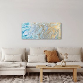 Kép - Kék márvány (120x50 cm)