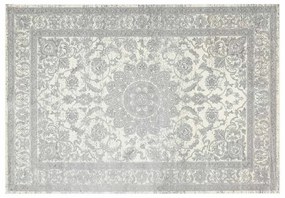 Világosszürke pamutkeverék szőnyeg 140x200 cm Persan – douceur d'intérieur