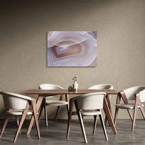 Kép - Márvány achát (üvegen) (70x50 cm)