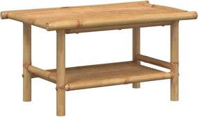 vidaXL bambusz dohányzóasztal 70 x 40 x 35 cm
