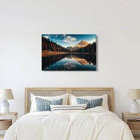 Kép - alpesi, olaszország, dolomitok, Antorno (90x60 cm)