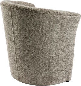 Klub fotel, szürkésbézs Taupe Coral anyag, CUBA